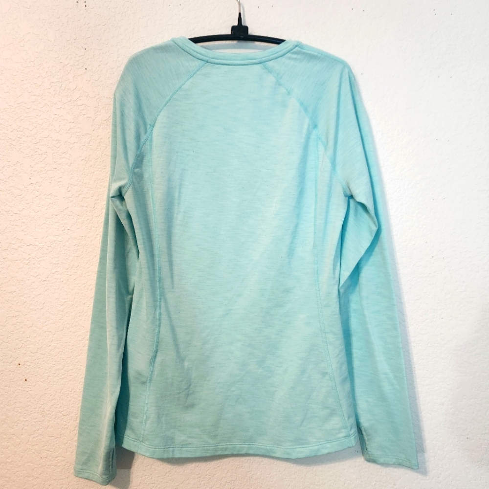Under Armour Cold Gear Light Green Long‎ Sleeve Shirt, Size M - Picture 2 of 8